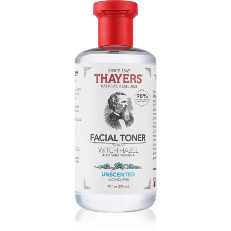 Thayers Unscented Facial Toner заспокійливий тонік для шкіри обличчя без алкоголя 355 мл
