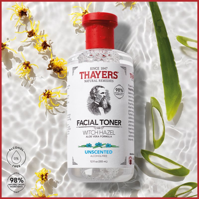Thayers Unscented Facial Toner Soothing Facial Toner Without Alcohol 355 Ml