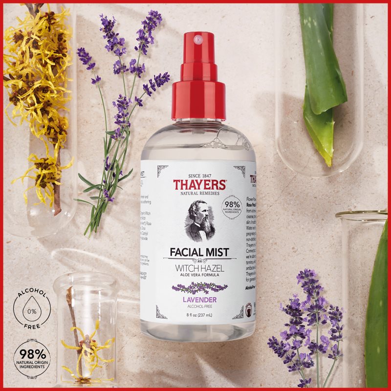 Thayers Lavender Facial Mist Toner Toning Facial Mist Without Alcohol 237 Ml