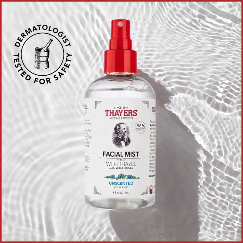 Thayers Unscented Facial MistToner Toning Facial Mist Without Alcohol 237 Ml