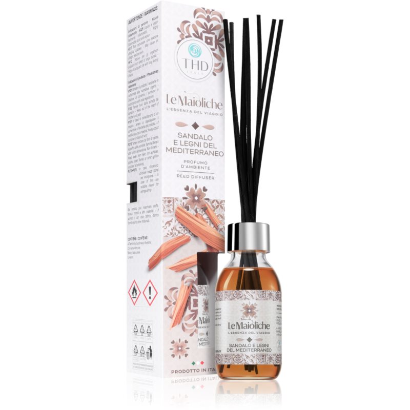THD Le Maioliche Sandalo e Legni Del Mediterraneo aroma difuzér s náplní 100 ml (obrázek 3)