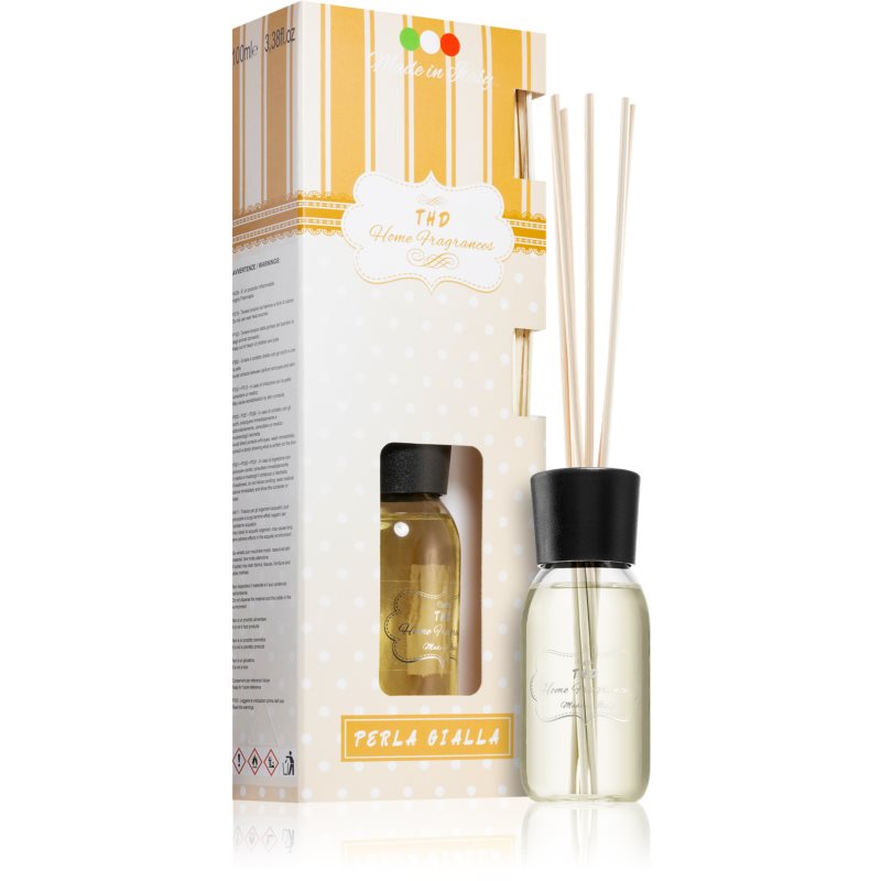 THD Home Fragrances Perla Gialla Aroma Diffuser With Refill 100 Ml