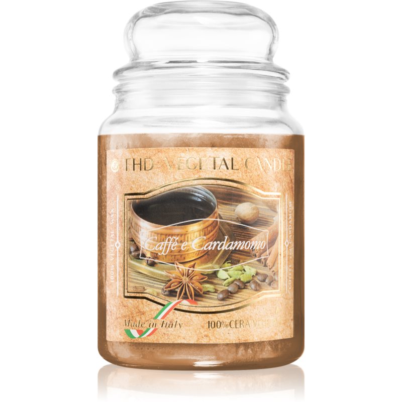 THD Vegetal Caffe´ E Cardamomo Scented Candle 600 G