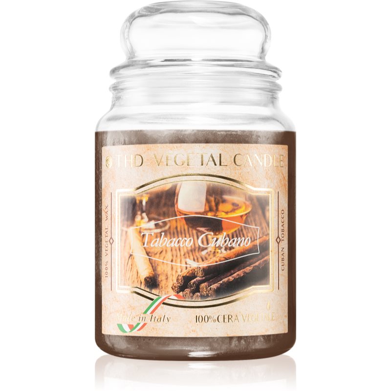 THD Vegetal Tabacco Cubano Scented Candle 590 G