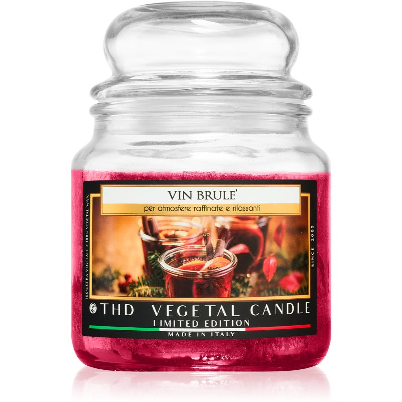 THD Vegetal Vin Broule' Scented Candle 400 G