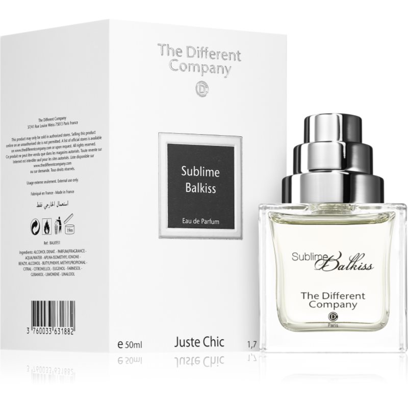 The Different Company Sublime Balkiss Eau De Parfum Refillable For Women 50 Ml
