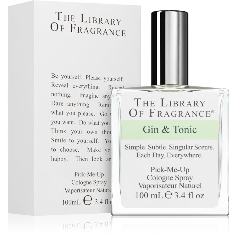 The Library Of Fragrance Gin & Tonic Eau De Cologne For Women 100 Ml