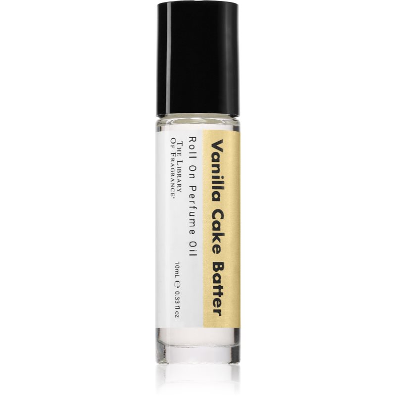 The Library of Fragrance Vanilla Cake Batter tělový olej roll-on unisex 10 ml