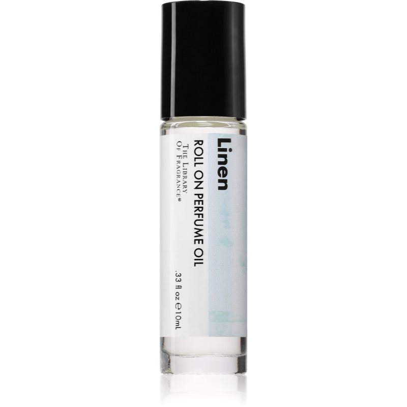 The Library of Fragrance Linen tělový olej roll-on unisex 10 ml