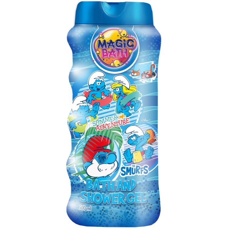 The Smurfs Magic Bath Bath & Shower Gel Shower And Bath Gel For Children 500 Ml