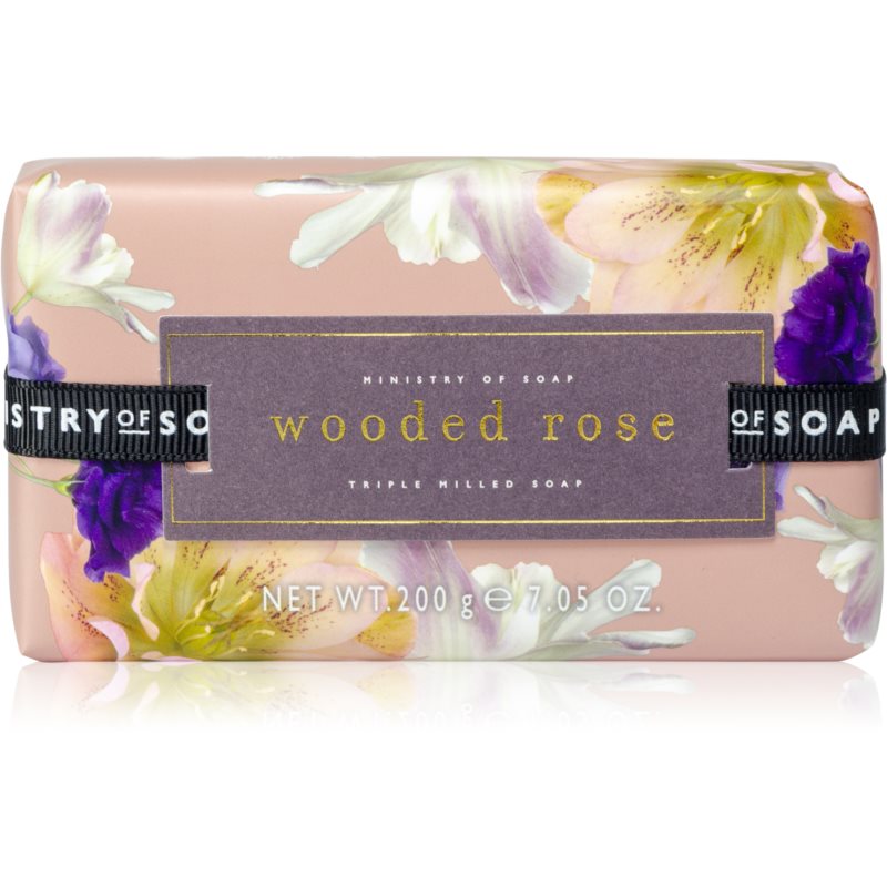 The Somerset Toiletry Co. Ministry of Soap Blush Hues trdo milo za telo Wooded Rose 200 g