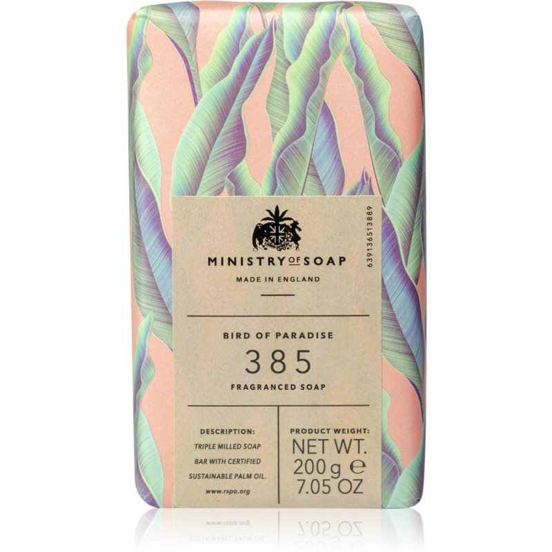 The Somerset Toiletry Co. Ministry Of Soap Rain Forest Soap Bar Soap For The Body Bird Of Paradise 200 G