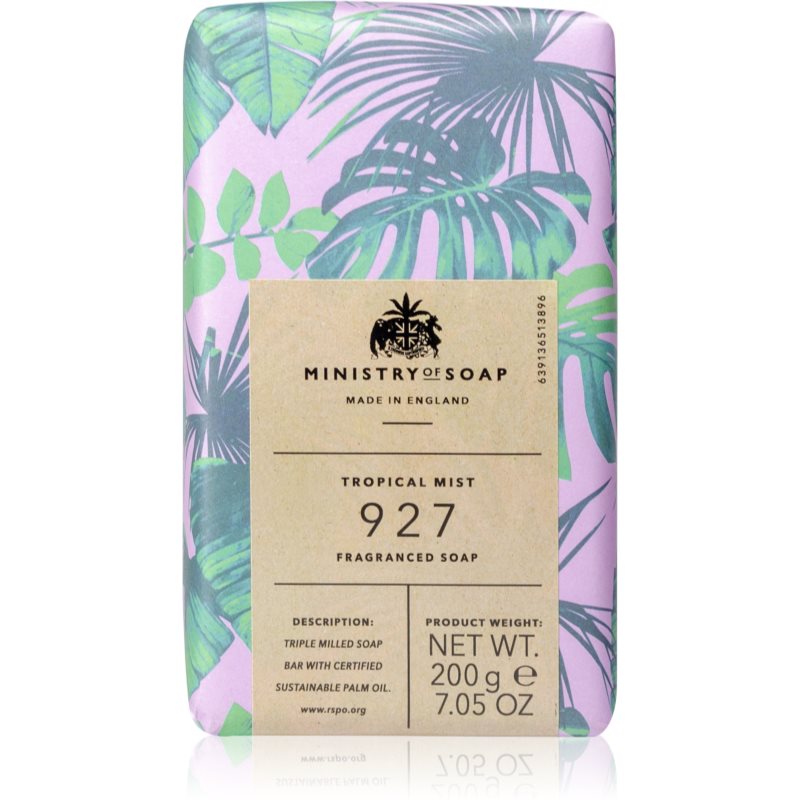 The Somerset Toiletry Co. Ministry Of Soap Rain Forest Soap Bar Soap For The Body Tropical Mist 200 G