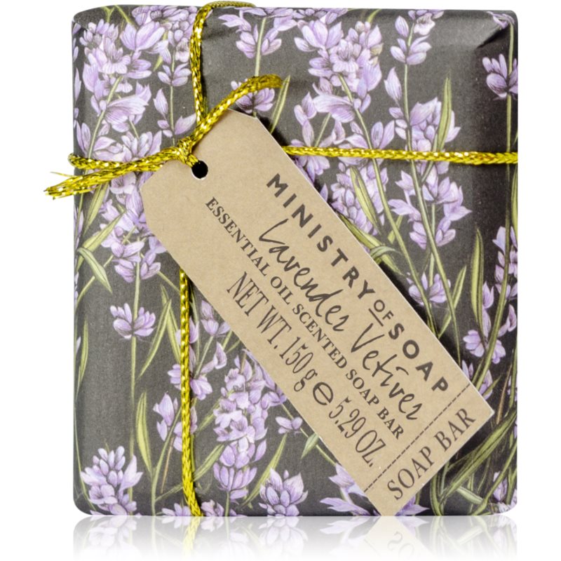 The Somerset Toiletry Co. Ministry of Soap Essential Oil tuhé mydlo na telo Lavender & Vetiver 150 g
