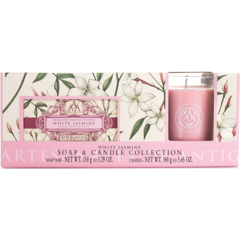 The Somerset Toiletry Co. Soap & Candle Collection gift set White Jasmine
