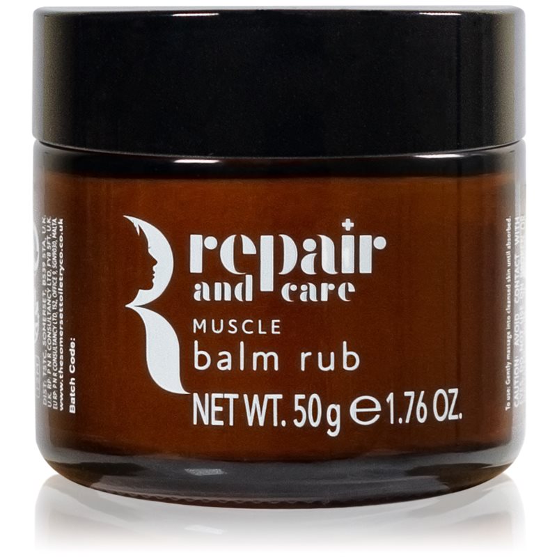The Somerset Toiletry Co. Repair And Care Muscle Balm Rub Balm For Muscles And Joints Eucalyptus, Lavender, Ginger, Rosemary & Arnica Essential Oils 5