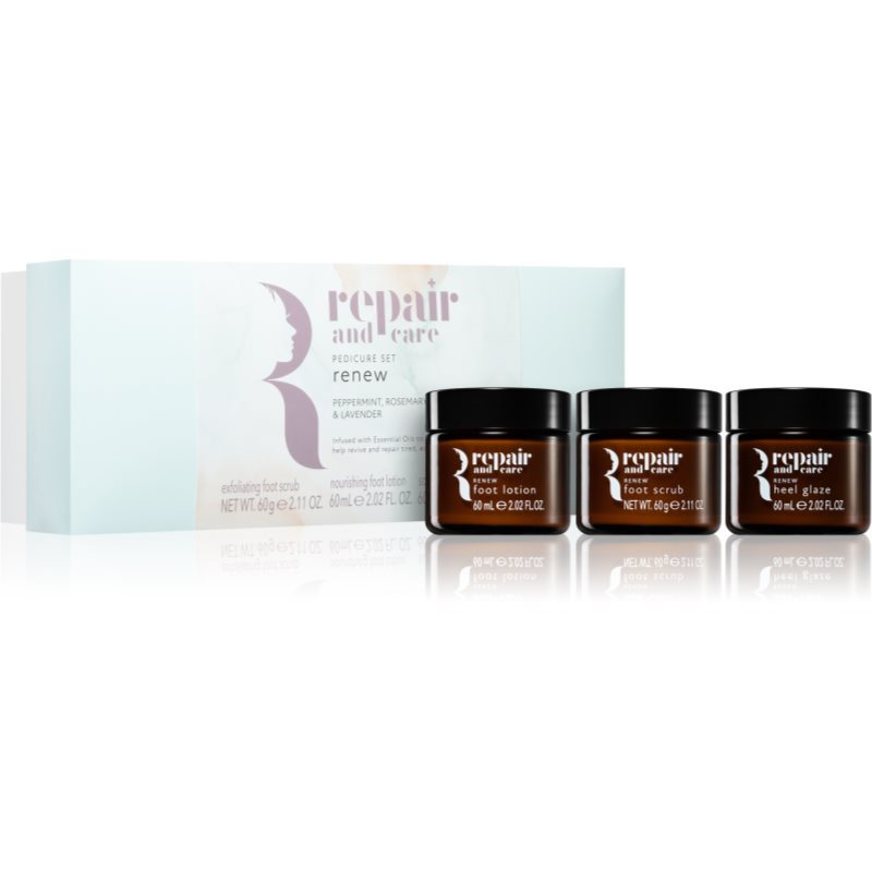 The Somerset Toiletry Co. Repair and Care Pedicure Set Renew darčeková sada Peppermint, Rosemary & Lavender (na nohy)