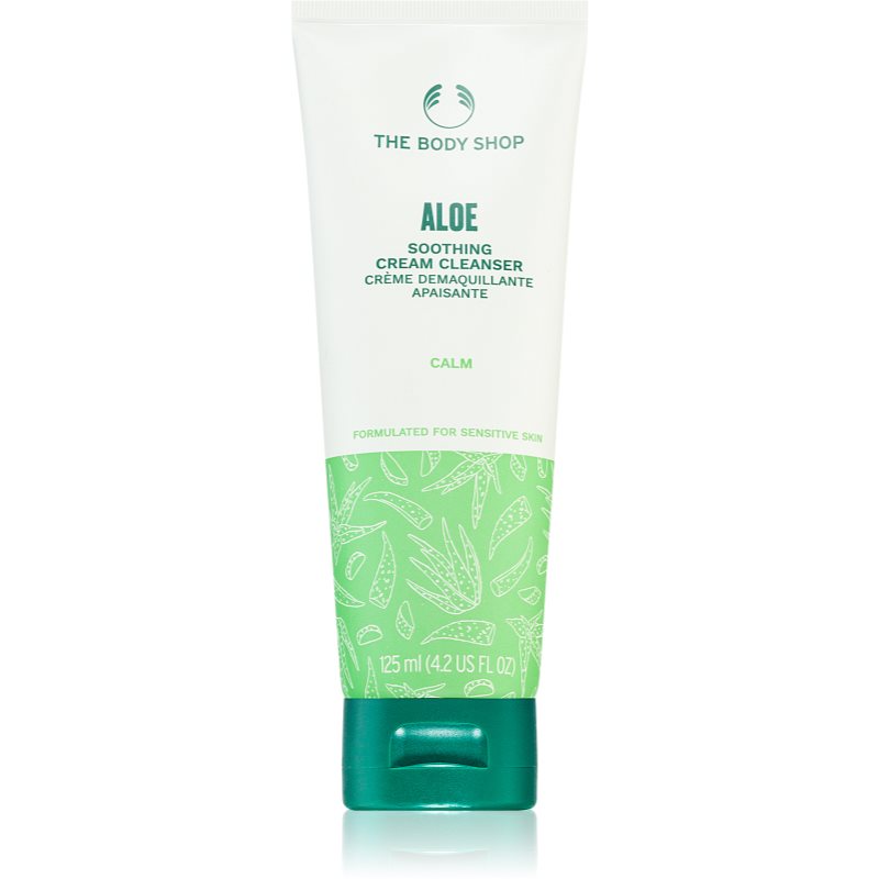 The Body Shop Aloe Soothing Cream Cleanser очищаюче молочко Для заспокоєння шкіри 125 мл