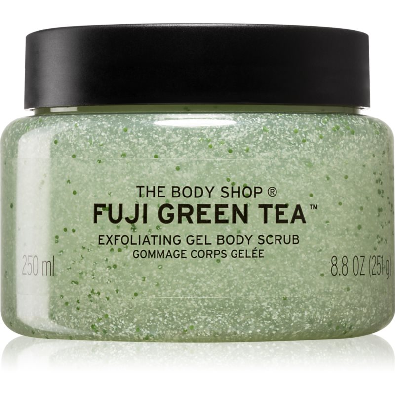 The Body Shop Fuji Green Tea kūno šveitiklis su žaliąja arbata 250 ml