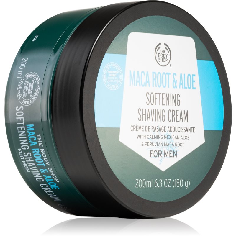 The Body Shop Maca Root & Aloe krém na holenie pre mužov 200 ml