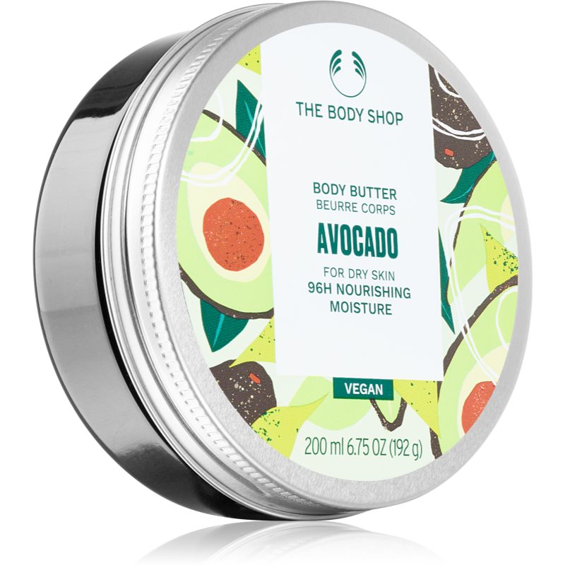 The Body Shop Body Butter Avocado Bodylotion für trockene Haut 200 ml