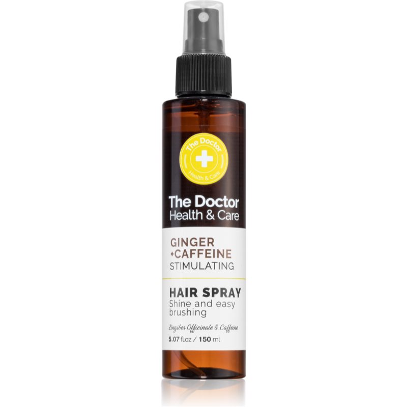 The Doctor Ginger + Caffeine Stimulating nenuplaunamasis purškiamasis kondicionierius su kofeinu 150 ml