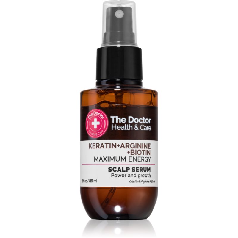 The Doctor Keratin + Arginine + Biotin Maximum Energy serum za vlasište s keratinom 89 ml