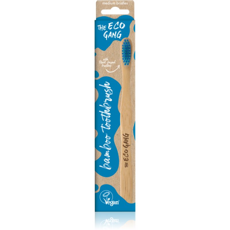 The Eco Gang Bamboo Toothbrush medium zobna ščetka medium 1 ks 1 kos