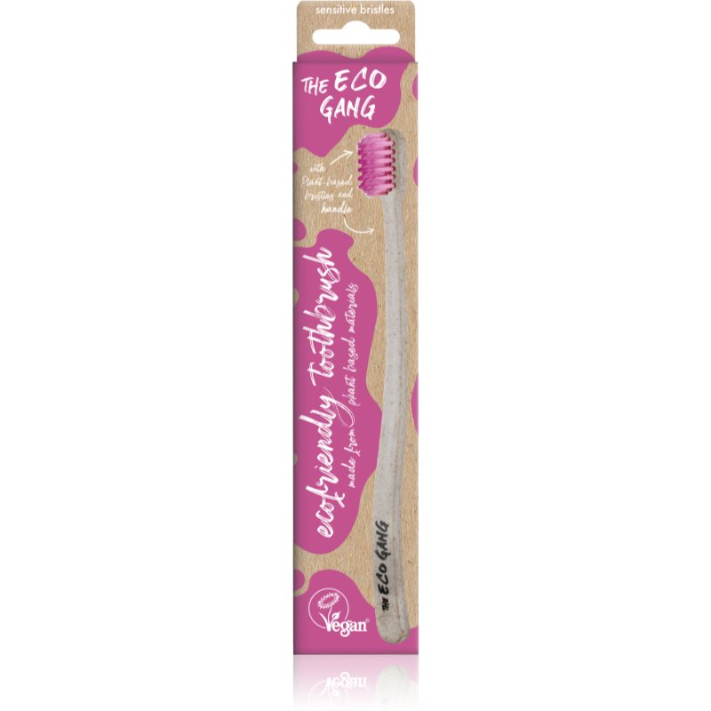 The Eco Gang Bamboo Toothbrush Sensitive Toothbrush 1 Pc
