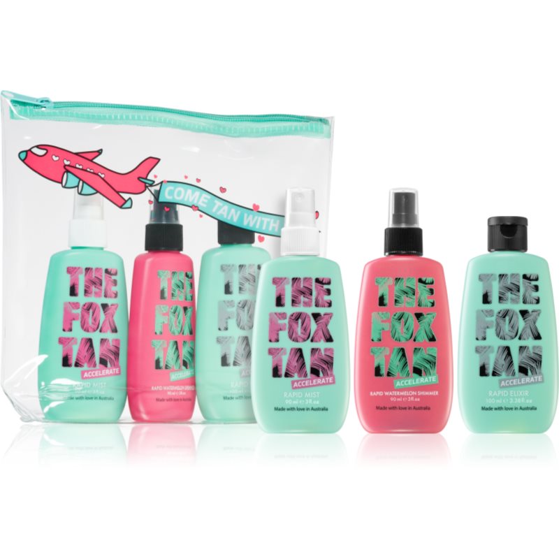 The Fox Tan The Jet-Setter travel set (to accelerate tanning)
