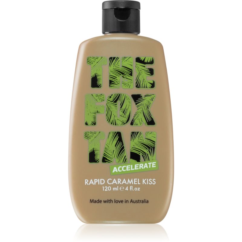 The Fox Tan Rapid Caramel Kiss hydratačný krém urýchľujúci opaľovanie 120 ml