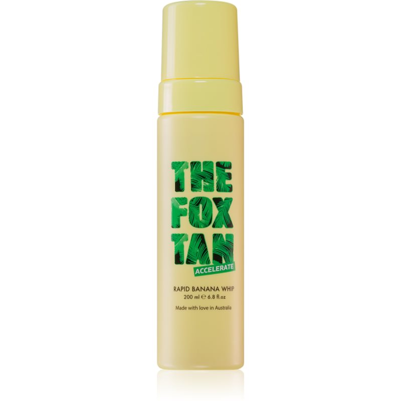 The Fox Tan Rapid Banana Whip face & body tan accelerator without SPF 200 ml
