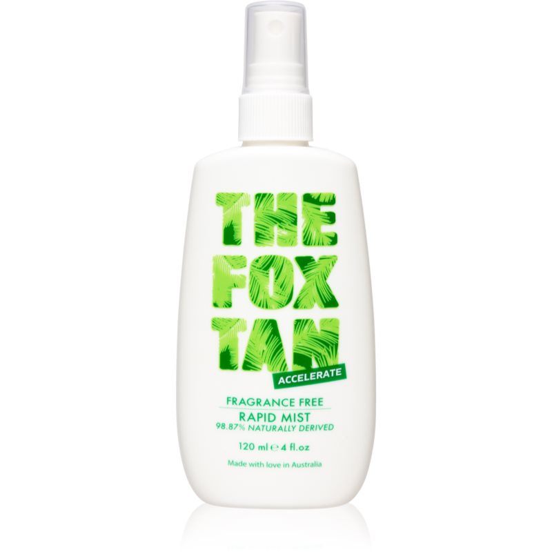 The Fox Tan Fragrance Free Mist spray pentru corp accelerator de bronzare 120 ml