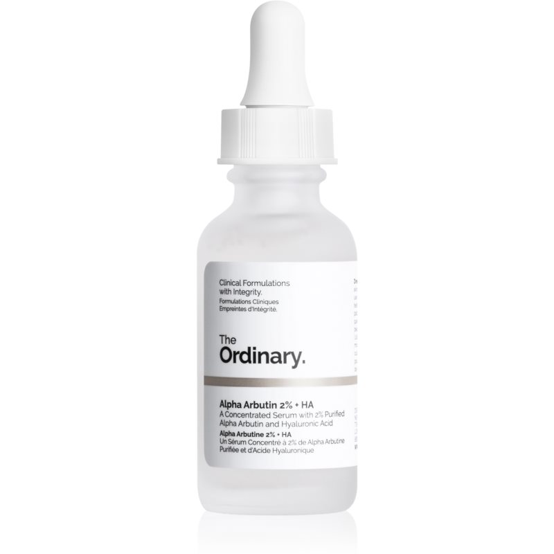 The Ordinary Alpha Arbutin 2% + HA posvetlitveni serum za obraz s hialuronsko kislino 60 ml