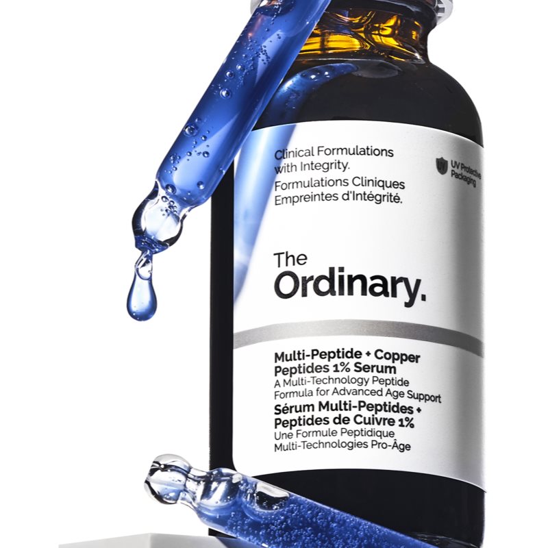 The Ordinary Multi-Peptide + Copper Peptides 1% освітлююча сироватка проти зморшок 30 мл