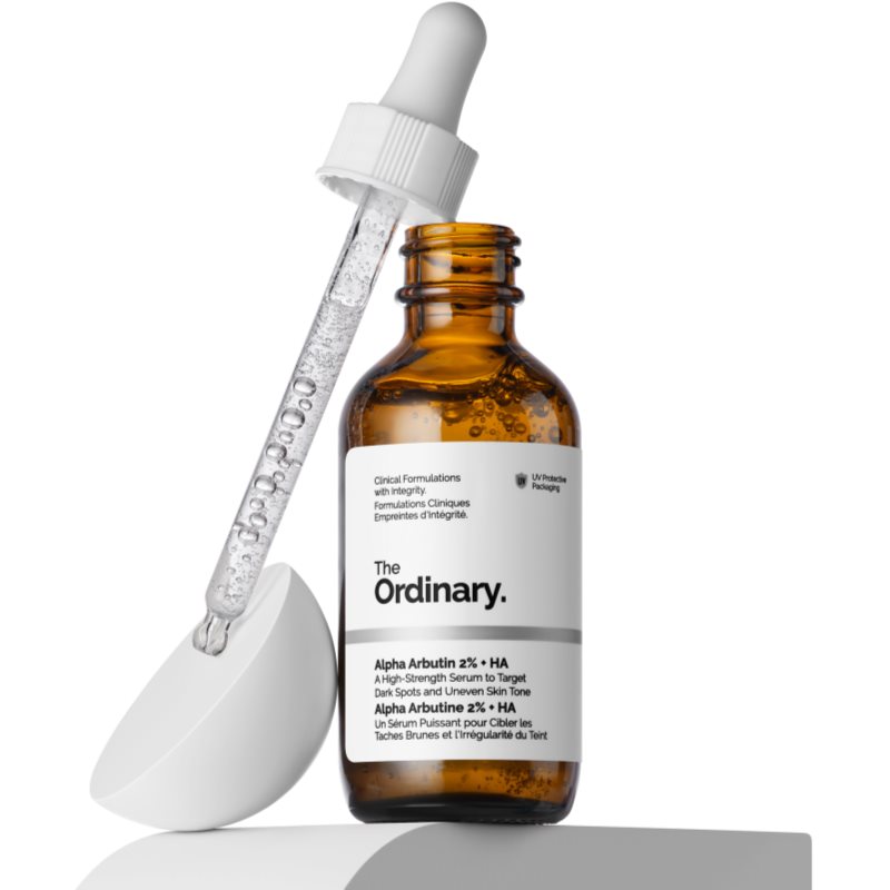 The Ordinary Alpha Arbutin 2% + HA posvjetljujući serum za lice s hijaluronskom kiselinom 60 ml