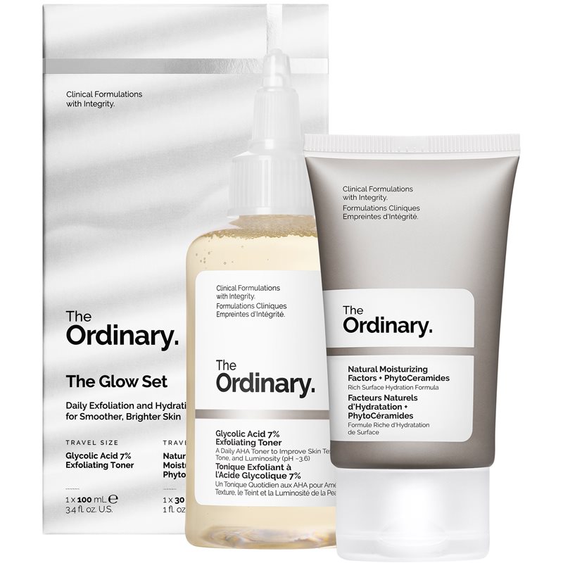 The Ordinary Glow Set Presentförpackning (För kvinnor) 2 st. female