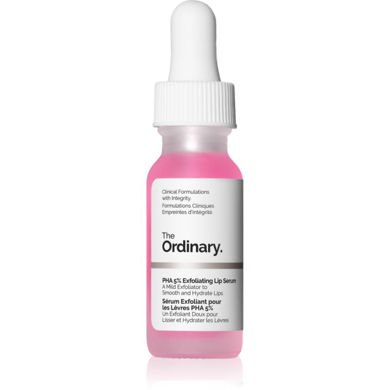 The Ordinary PHA 5% Exfoliating Lip Serum vyhladzujúce exfoliačné sérum na pery 15 ml