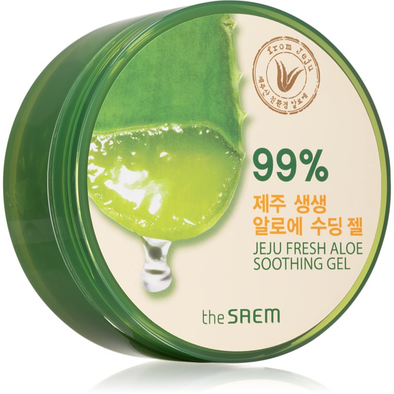 The Saem Jeju Fresh Aloe 99% hydratační a zklidňující gel 300 ml