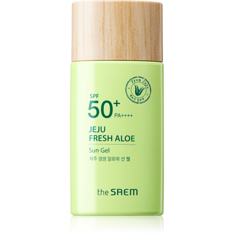 E-shop The Saem Jeju Fresh Aloe Sun gel na opalování s aloe vera SPF 50+ 50 g