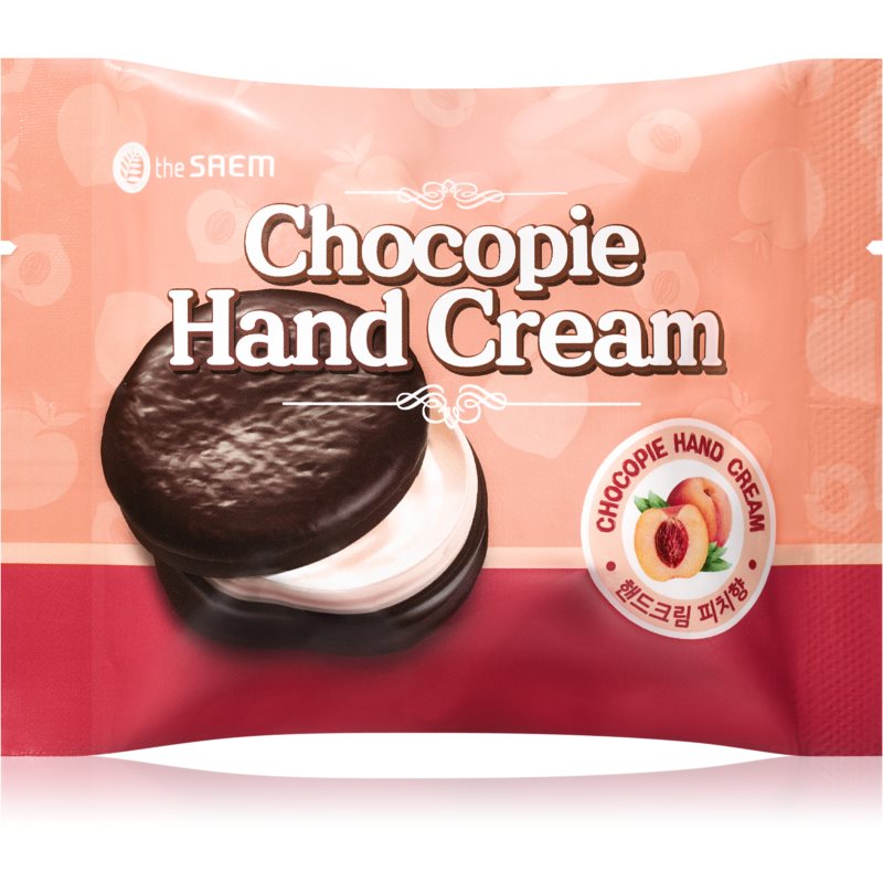 The Saem Chocopie Peach maitinamasis rankų kremas 35 ml