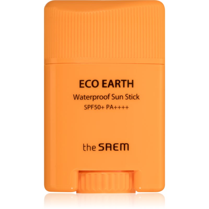 The Saem Eco Earth Waterproof vodeodolný opaľovací krém na tvár v tyčinke SPF 50+ 17 g