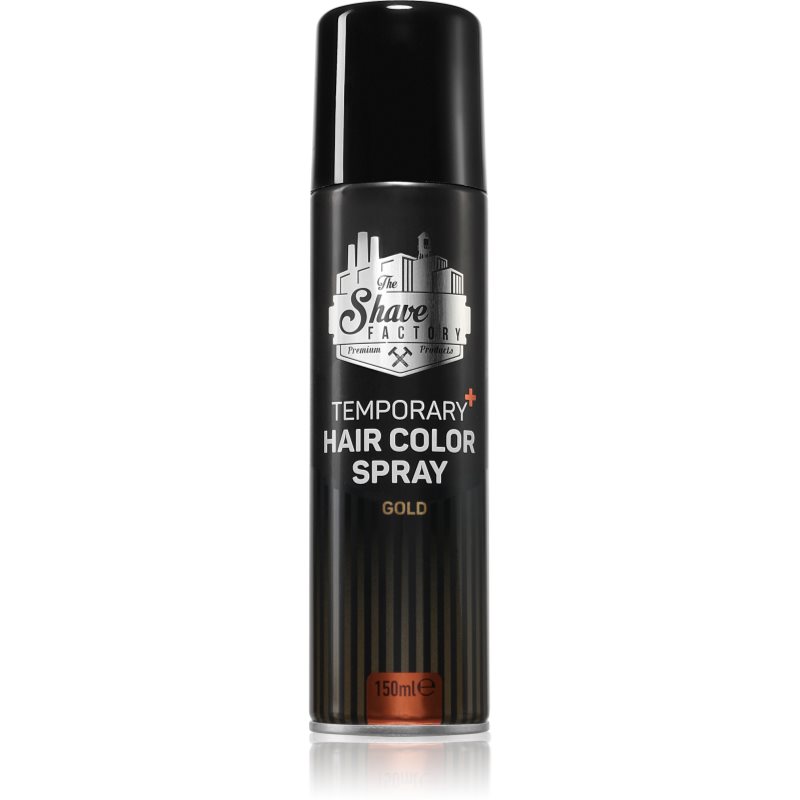 The Shave Factory Temporary Hair Color Spray sprej na vlasy odstín Gold 150 ml