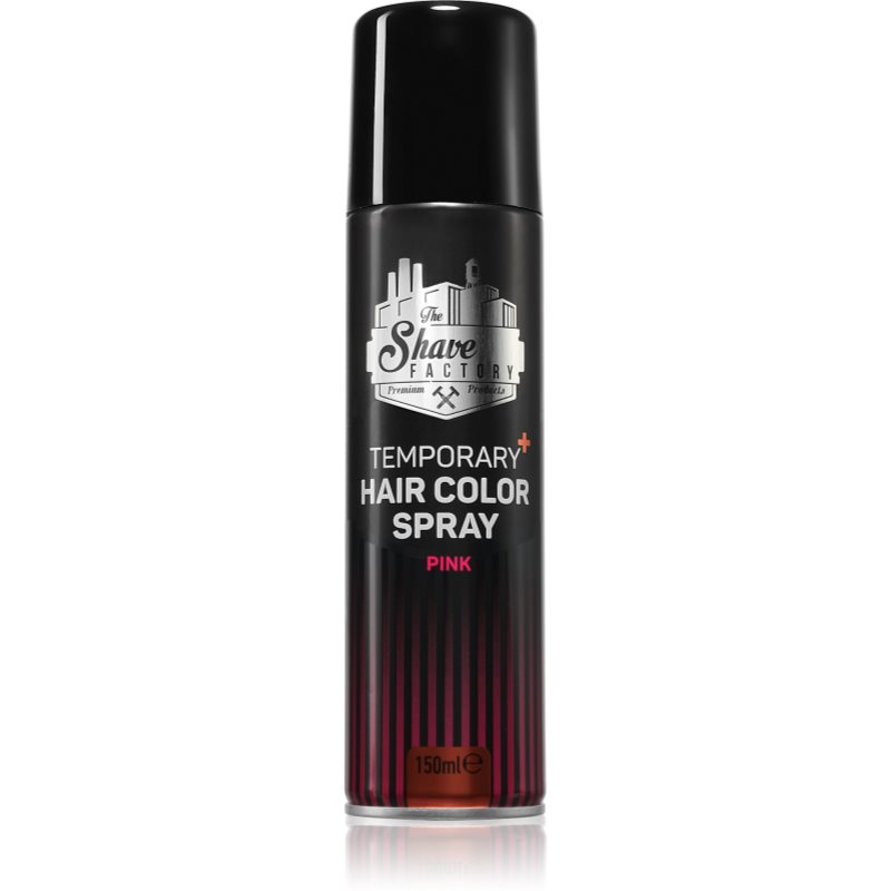 The Shave Factory Temporary Hair Color Spray sprej na vlasy odstín Pink 150 ml