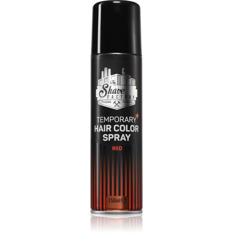 The Shave Factory Temporary Hair Color Spray Haarspray Farbton Red 150 ml