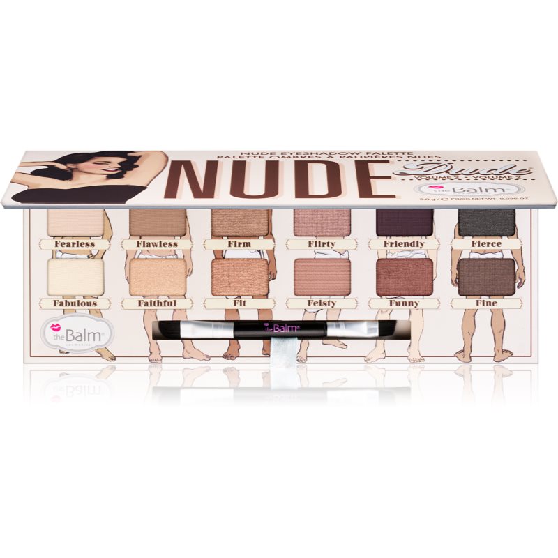 

theBalm Nude Dude палітра тіней зі щіточкою Volume 2