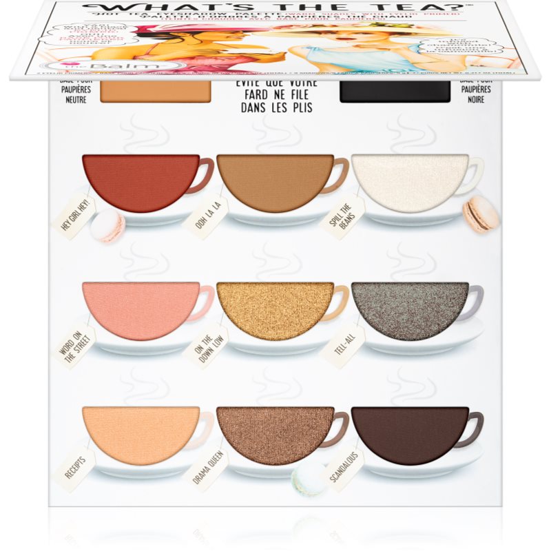

theBalm What's the Tea Hot Tea палітра тіней