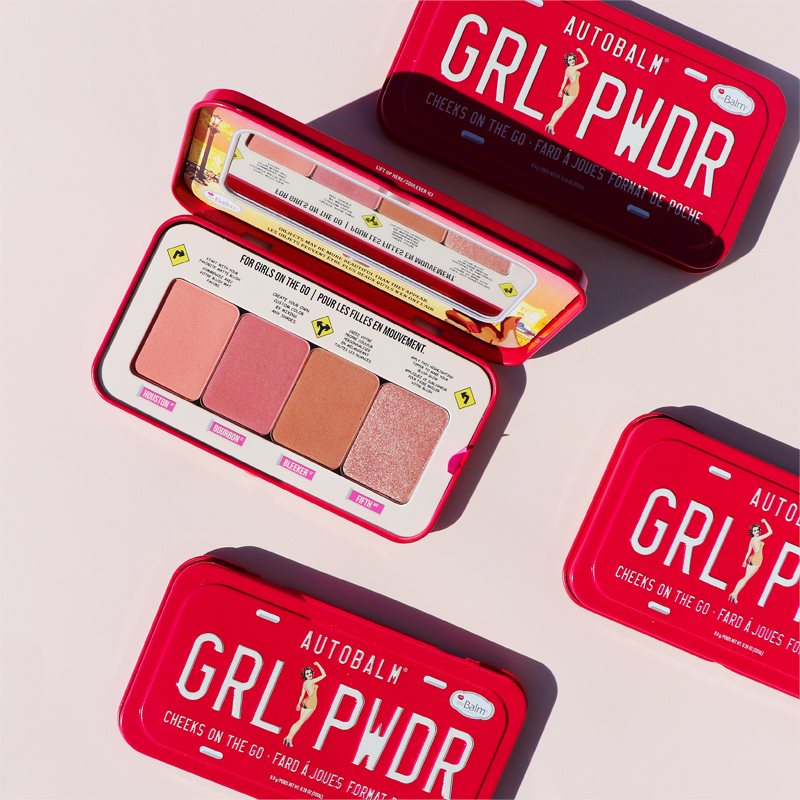 TheBalm Autobalm Grl Pwdr палетка рум'ян з ефектом сяйва 8 гр