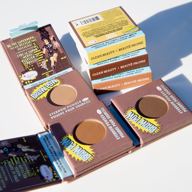 theBalm Browpow eyebrow powder in a practical magnetic case shade Blonde 1,2 g