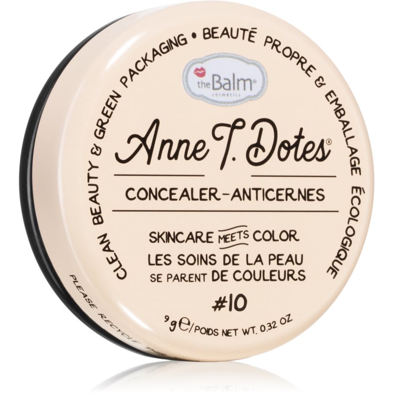 theBalm Anne T. Dotes® Concealer korekcinė priemonė nuo raudonio atspalvis #10 Lighter than Light 9 g